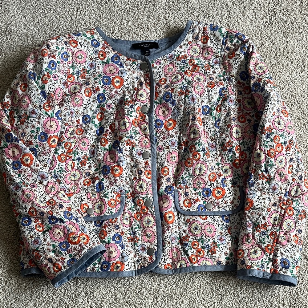 Talbots | Multicolor Floral Jacket - Picture 3 of 6